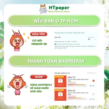 Combo Hỏa Tốc 5 Lốc 50 Gói Khăn Giấy Mini Pulppy HTpaper 10 Tờ x3 Lớp Mềm Mại - Giá Ưu Đãi 155k 9
