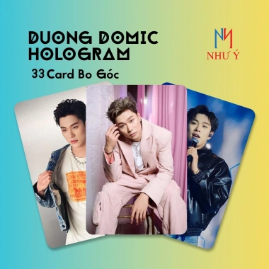 Combo Hộp 33 Lá Hologram DƯƠNG.DOMIC Bo Góc 2 Mặt Có Chữ Ký Giá 30.000 VND