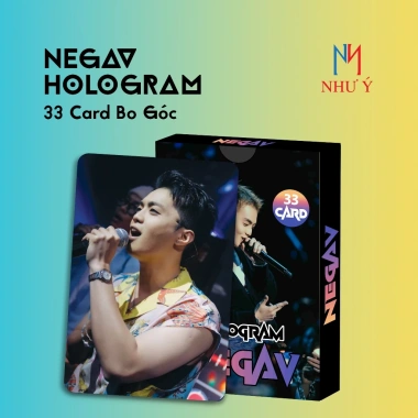Combo Hộp 33 Lá Hologram NE.GAV - Bo Góc 2 Mặt Có Chữ Ký, Giá khuyến mại 30.000 VND