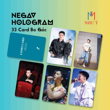 Combo Hộp 33 Lá Hologram NE.GAV - Bo Góc 2 Mặt Có Chữ Ký, Giá khuyến mại 30.000 VND