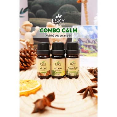 Combo JOY Tinh Dầu Nguyên Chất ESKY Aroma Garden 3x10ml – Tặng Đá Khuếch Tán, Thư Giãn Cân Bằng Cảm Xúc – 160.900 VND 12 Combo JOY Tinh Dầu Nguyên Chất ESKY Aroma Garden 3x10ml – Tặng Đá Khuếch Tán, Thư Giãn Cân Bằng Cảm Xúc – 160.900 VND 12