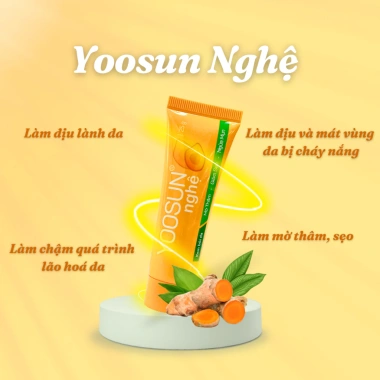 Combo Kem Bôi Da Yoosun Nghệ 25g + Rau Má 25g + Acnes 15g - Ngăn Ngừa Mụn, Giảm Thâm, Dưỡng Mát Da Thảo Dược Giá 29.000