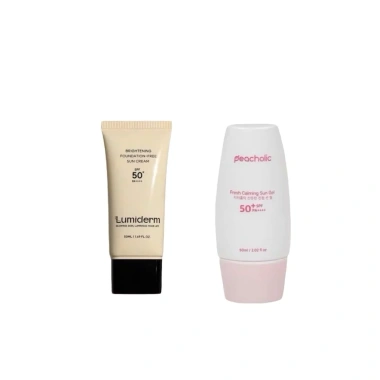 Combo Kem Chống Nắng Peacholic 37 + Lumiderm C08 - Bảo Vệ Da, Giá 745.000đ 2