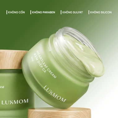 Combo Kem Diếp Cá Luxmom - Serum Trà Xanh - Dưỡng Da, Mờ Thâm, Giá chỉ 318.000₫ 5 Combo Kem Diếp Cá Luxmom - Serum Trà Xanh - Dưỡng Da, Mờ Thâm, Giá chỉ 318.000₫ 5