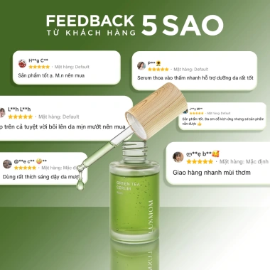 Combo Kem Diếp Cá Luxmom - Serum Trà Xanh - Dưỡng Da, Mờ Thâm, Giá chỉ 318.000₫