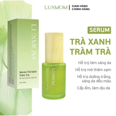 Combo Kem Diếp Cá + Serum Trà Xanh Luxmom - Chăm Sóc Da Mẹ Bầu, Hết Mụn, Trắng Da, Mờ Thâm, Ngăn Nám - Giá 319.000₫