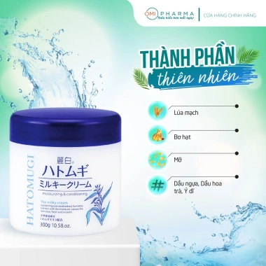 Combo Kem Dưỡng Ẩm & Làm Sáng Da + Nước Dưỡng Sâu Hatomugi Nhật Bản - 115.000 VND (Giảm từ 149.500)