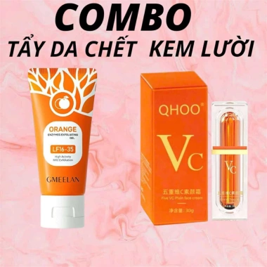 Combo Kem Lưới Dưỡng Da + Gel Tẩy Tế Bào Chết GMEELAN - Giá Chỉ 100k