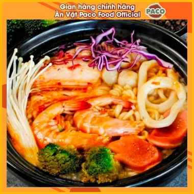 Combo Kèm Nồi Lẩu Điện 10 Gói Mì Cay + Bột Súp Độc Quyền Paco - Chuẩn Vị Quán, Tiện Lợi Nấu Tại Nhà 249.000₫ 3