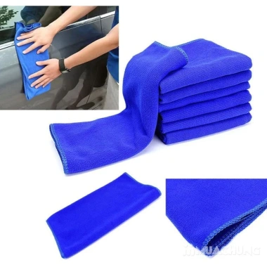Combo Khăn Lau Xe Microfiber Thấm Hút Nước Tốt GHYX25 Xe Hơi Ôtô Xe Máy 41.429 VND