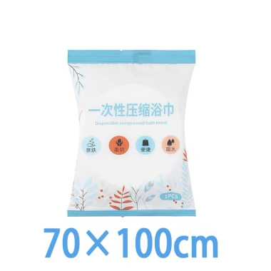 Combo Khăn tắm viên nén du lịch 70x140cm dùng một lần cotton HOMESHOP 11k