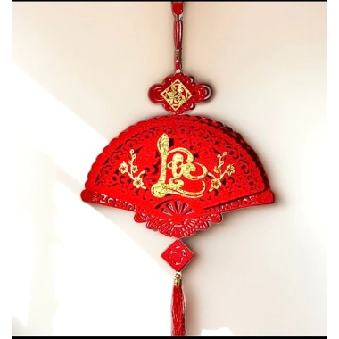 Combo Khánh Quạt Nhung Chữ Tết Phúc Lộc Thọ Đỏ May Mắn - BigLove Giá 29.000 5
