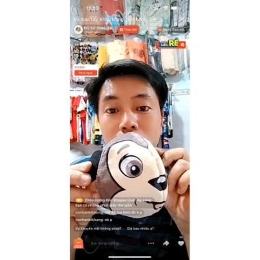 Combo khẩu trang vải cao cấp 2 lớp hình thú cho bé 3-8 tuổi - Giá chỉ 20.000đ