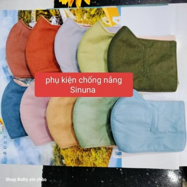 Combo khẩu trang vải cao cấp 3 lớp che tai, chống nắng, gió lùa - Giá chỉ 38.000đ 9