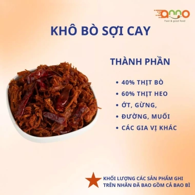 Combo khô gà & khô bò sợi 100g - Giảm giá chỉ 191.000đ, thơm ngon, tiện lợi 6 Combo khô gà & khô bò sợi 100g - Giảm giá chỉ 191.000đ, thơm ngon, tiện lợi 6