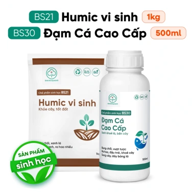 Combo Kích Rễ BS21 + Humic BS30 & Đạm Cá - Xử Lý Đất Trồng Rau Màu Cây Xanh 183k 8 Combo Kích Rễ BS21 + Humic BS30 & Đạm Cá - Xử Lý Đất Trồng Rau Màu Cây Xanh 183k 8