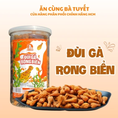 Combo Kiêm Cực Vố - Đùi gà rong biển 250g + Mái tôn 200g + Mái ngói 200g - Ăn Cùng Bà Tuyết, Giá chỉ 129.000đ