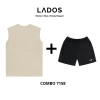 Combo LADOS-7.158 áo thun tanktop 3 lỗ + short đùi dù nam - Thể thao, chạy bộ, gym - 199.000₫ 2