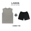 Combo LADOS-7.158 áo thun tanktop 3 lỗ + short đùi dù nam - Thể thao, chạy bộ, gym - 199.000₫ 3