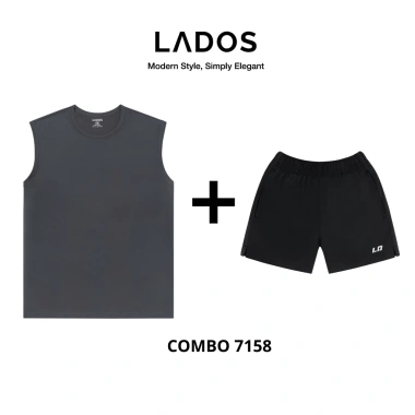 Combo LADOS-7.158 áo thun tanktop 3 lỗ + short đùi dù nam - Thể thao, chạy bộ, gym - 199.000₫ 4 Combo LADOS-7.158 áo thun tanktop 3 lỗ + short đùi dù nam - Thể thao, chạy bộ, gym - 199.000₫ 4
