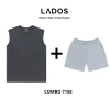 Combo LADOS-7.158 áo thun tanktop 3 lỗ + short đùi dù nam - Thể thao, chạy bộ, gym - 199.000₫ 7