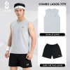 Combo LADOS-7.159 áo thun tanktop 3 lỗ + đùi dù nam tập gym chạy bộ giá 171.000đ