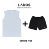 Combo LADOS-7.159 áo thun tanktop 3 lỗ + đùi dù nam tập gym chạy bộ giá 171.000đ 2
