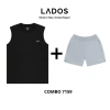 Combo LADOS-7.159 áo thun tanktop 3 lỗ + đùi dù nam tập gym chạy bộ giá 171.000đ 4