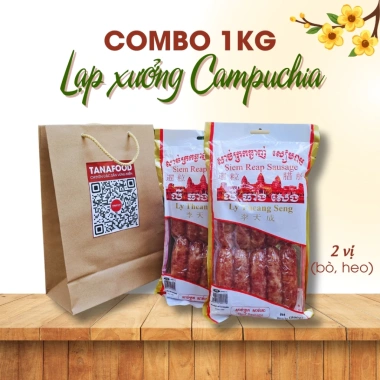 Combo Lạp Xưởng Campuchia 2 Vị Ngon Nức Tiếng - Giảm Giá 499k (Giá Gốc 613.770)
