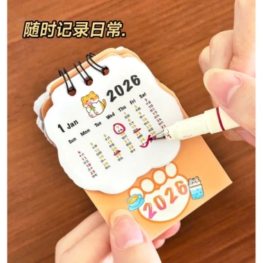 Combo Lịch 2.026 Để Bàn Mini Hình Thú Siêu Cưng - Giá Chỉ 15.000 VNĐ