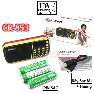 Combo Loa Đài Craven CR-836S và CR-853 - Âm thanh mạnh mẽ, Giá chỉ 87.000₫ 2 Combo Loa Đài Craven CR-836S và CR-853 - Âm thanh mạnh mẽ, Giá chỉ 87.000₫ 2