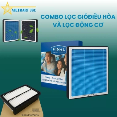 Combo Lọc Gió Điều Hòa PM2.5 Than - Lọc Bụi, Động Cơ Vinal và Viemart Jsc 85.100đ 5