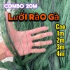 Combo lưới rào gà 10-20m lưới quay gà vịt, giàn leo, rào sân, giá 69.860 VND