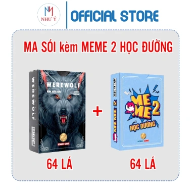Combo Ma Sói kèm Meme 2 Học Đường - Vui nhộn, chơi cùng bạn bè, chỉ 31.999₫ (giá gốc 39.359₫) 3