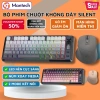 Combo Mantech M75 Silent Không Dây Bluetooth 2.4GHz + Chuột LED RGB Pin Sạc Siêu Trâu Giá 489.000₫