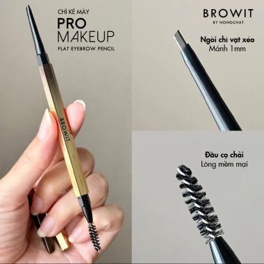 Combo Mascara Nongchat My Everyday 5.5g + Chì Kẻ Mày Pro Makeup Flat 0.08g - Giá Ưu Đãi 199k 6