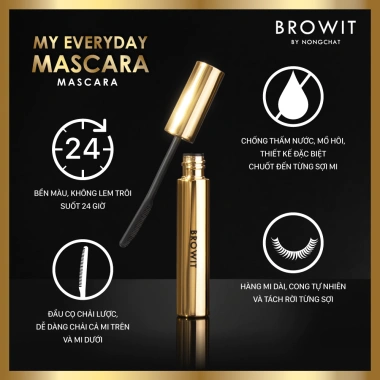 Combo Mascara Nongchat My Everyday và Kẻ Mắt Aurora Long Stay - Lông mi dày, mắt lâu trôi, giá ưu đãi 254k 4