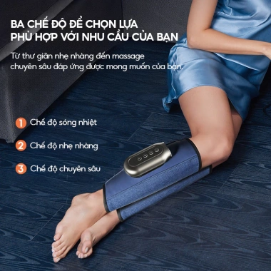Combo Massage Chân Tay Nén MBC01 + Cổ Vai Gáy 10D MMC01 - Giảm Đau Mỏi, Lưu Thông Máu