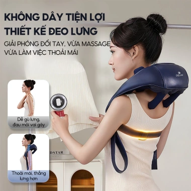 Combo Massage Chân Tay Nén MBC01 + Cổ Vai Gáy 10D MMC01 - Giảm Đau Mỏi, Lưu Thông Máu