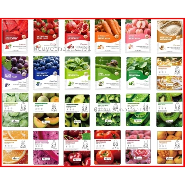 Combo mặt nạ dưỡng da trái cây cao cấp 100 miếng xuất Hàn - Giảm giá 184.999đ