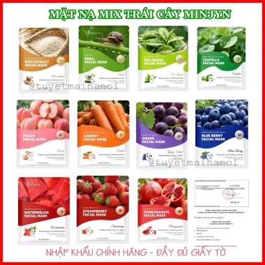Combo mặt nạ dưỡng da trái cây cao cấp 100 miếng xuất Hàn - Giảm giá 184.999đ