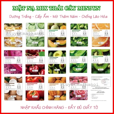 Combo mặt nạ dưỡng da trái cây cao cấp 100 miếng xuất Hàn - Giảm giá 184.999đ 3 Combo mặt nạ dưỡng da trái cây cao cấp 100 miếng xuất Hàn - Giảm giá 184.999đ 3