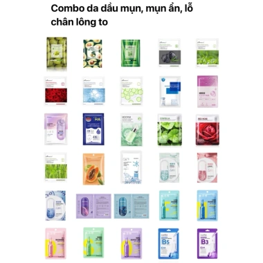 Combo mặt nạ trái cây mix cấp ẩm, trắng da, giảm thâm nám - chỉ 120k 2