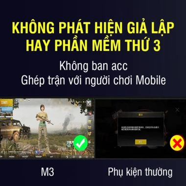 Combo Meiying M3 Bộ chuyển đổi gaming Bluetooth 5.1 dây 500Hz bàn phím GTX350 tặng chuột 369.000₫ 3