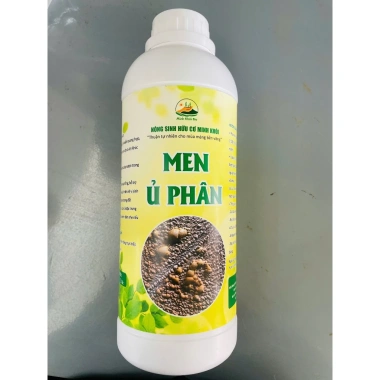Combo Men ủ phân + mật rỉ đường - ủ nhanh, ít mùi, dễ dùng cho cá, đậu, chuối