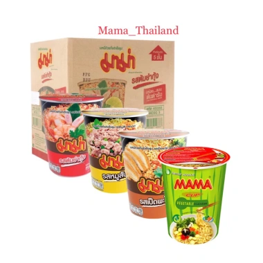 Combo Mì Ly Mama Thái Lan Đa Dạng (Thịt Bằm, Tom Yum, Vịt Tiềm, Chay Rau Củ) - Giảm Giá Đến 242.000₫