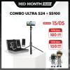 Combo Mic Không Dây GoChek Ultra S24 + Gậy Tripod SS100 - Livestream, Chụp Ảnh, Quay Video, Thu Âm Giá Ưu Đãi 1,240,000₫