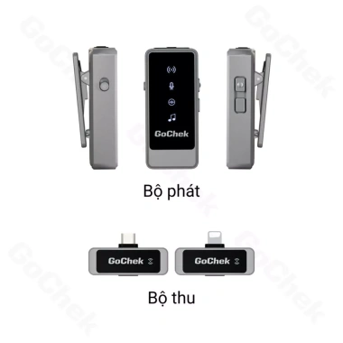 Combo Mic Không Dây GoChek Ultra S24 + Gậy Tripod SS100 - Livestream, Chụp Ảnh, Quay Video, Thu Âm Giá Ưu Đãi 1,240,000₫ 8