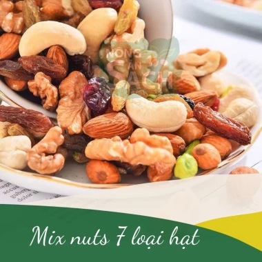 Combo Mix 7 Loại Hạt Dinh Dưỡng 250g - Giá Ưu Đãi 249.000 VND, Dinh Dưỡng Toàn Diện