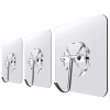 Combo móc dán tường trong suốt đa năng - Siêu dính, chịu lực tốt, giá chỉ 7.000₫ 2